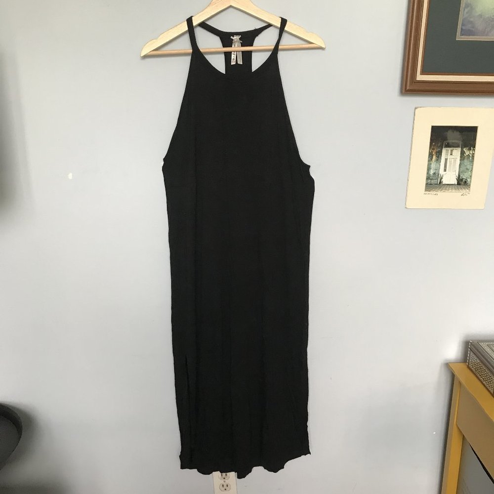 J.O. & Co Black Racerback Bodycon Jersey Dress